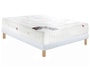 Ensemble 2 personnes EPEDA Lit Handa 140x190 pieds naturel