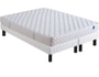 Ensemble 2 personnes MERINOS Lit Limo 180X200 pieds wenge