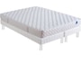 Ensemble 2 personnes MERINOS Lit Limo 180X200 pieds blanc