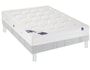 Ensemble 2 personnes MERINOS Lit Asmara 140x190 pieds blanc