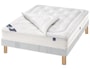 Ensemble 2 personnes MERINOS Lit Asmara+ 140x190 pieds naturel