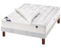Ensemble 1 personne MERINOS Lit Asmara+ 90x190 pieds merisier