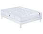 Ensemble 2 personnes EPEDA Lit Nikao 160x200 pieds blanc