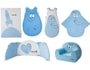 Ensemble literie b�b� BABYCALIN naiss ete lit 60x120 Barbapapa bleu
