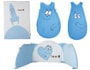 Ensemble literie b�b� BABYCALIN Pack ete 60x120 Barbapapa bleu
