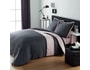 Parure de lit housse de couette HACOT et COLOMBIER Rosa parure hdc 240x220 + 2 to 63x63