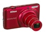 Appareil photo num�rique compact NIKON CoolPix S6500 rouge