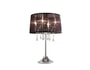Lampe � poser SOMPEX Lampe Organza noire 45 cm