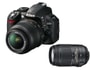 Appareil photo num�rique reflex NIKON D3100 + AF-S DX 18-55mm VR + 55-300mm VR