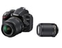 Appareil photo num�rique reflex NIKON D3200 + AF-S DX 18-55mm VR + 55-200mm VR