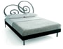 Lit d�co RESISTUB Lit Kiara Somico 140x190 gris/anthracite