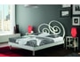 Lit d�co RESISTUB Lit Kiara Somico 160x200 blanc/blanc