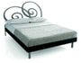 Lit d�co RESISTUB Lit Kiara Somico 160x200 gris/anthracite