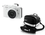 Appareil photo Hybride NIKON 1 V1 blanc + 10mm avec housse