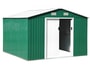 Abri de jardin m�tal LAMS 772826 vert et blanc 8m2
