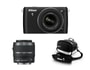 Appareil photo Hybride NIKON 1 S1 noir + 11-27,5 mm + 30-110 mm avec housse