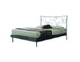 Lit d�co RESISTUB Lit Brea Somico 140x190 gris/anthracite