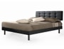 Lit d�co RESISTUB Lit Emy Somico 160x200 noir/gris