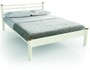 Lit d�co RESISTUB Lit Oslo 160x120 col blanc/hetre naturel