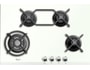Plaque gaz WHIRLPOOL AKT476WH