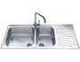 Evier inox SMEG AG116D