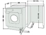 Lave linge sechant encastrable HOTPOINT ARISTON CAWD129