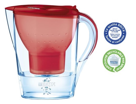 Carafe BRITA MARELLA rouge 101973