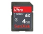 Carte m�moire  4 Go SANDISK SDHC 4 Go Ultra
