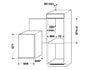 R�frig�rateur encastrable 1 porte WHIRLPOOL ARG575/3
