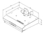 Hotte casquette FAURE FHT6131W