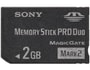 Carte m�moire 2 Go SONY Memory Stick  Duo 2 Go