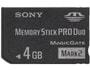 Carte m�moire 4 Go SONY Memory Stick  Duo 4 Go