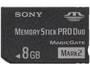 Carte m�moire 8 Go SONY Memory Stick  Duo 8 Go