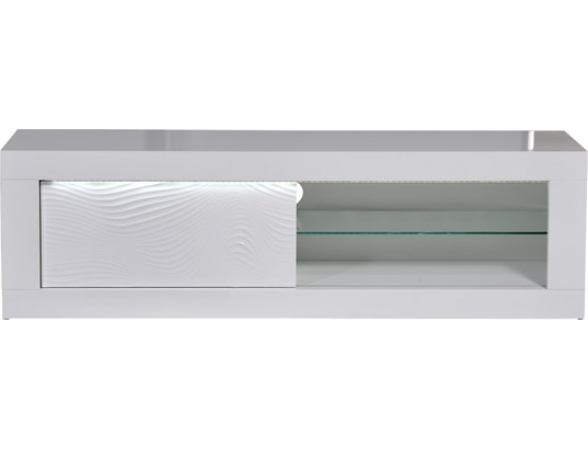 Karma blanc 170 cm 1 porte avec éclairage