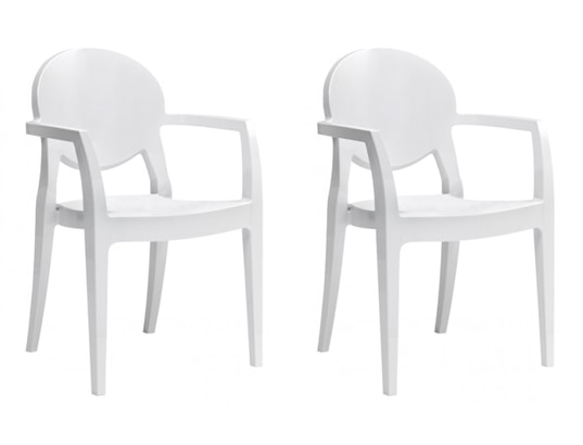 Lot de 2 faut. Igloo blanc