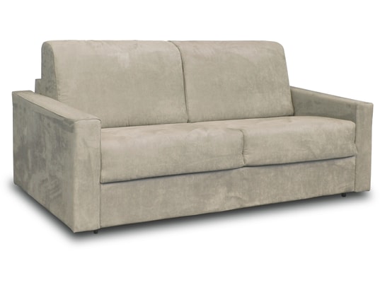 Détroit 3 pl microfibre beige matelas 140 28 kg/m3