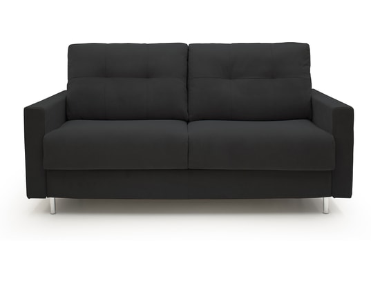 Rocky canapé convertible 3 places noir 140 cm