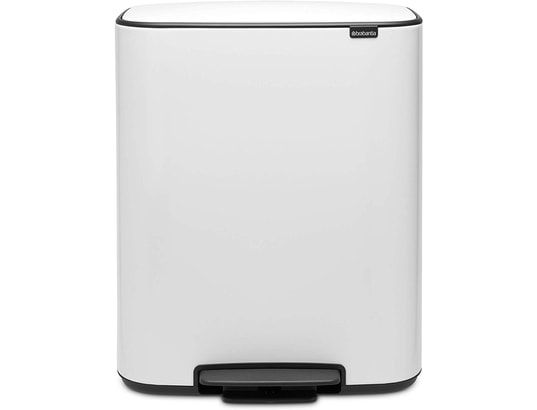 Bo Pedal Bin, 2 seaux de 30L - Blanche 211447