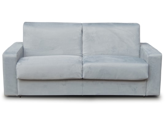 Amsterdam2 3 places micro fibre gris matelas 140