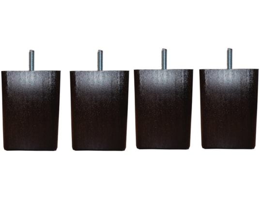 Carre H10cm L8cm wengé filetage 8mm