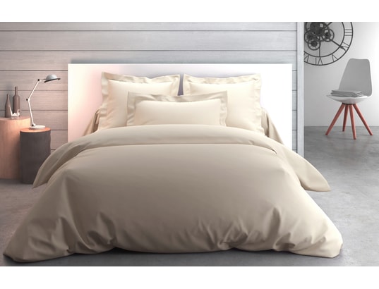 Housse couette Vexin 240x220cm coco Percale 80F