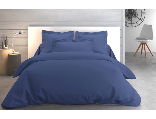Housse couette Vexin 240x220cm encre Percale 80F