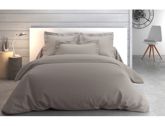 Housse couette Vexin 240x220cm brume Percale 80F