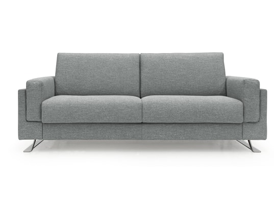 Odino canapé 3 places convertible gris clair 160cm