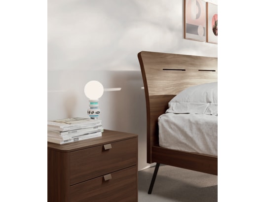 Chiara 2 tiroirs cotto Dola laquée tortora