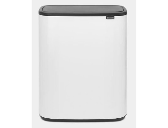 Bo Touch Bin, 2 x 30 litres, White 221408