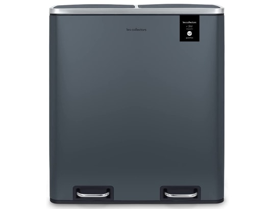 Poubelle de tri 2 x 30L - N°906 édition gris foncé