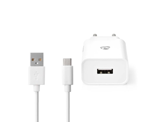 Blanc avec cable USB-C 1M