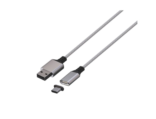 Câble charge magnétique Type A à C - 3M BLANC