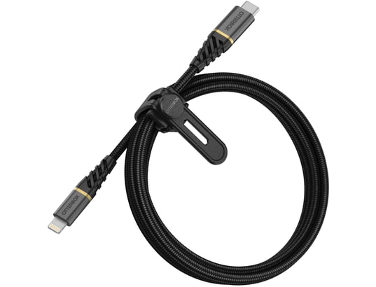 -C/Lightning 1M noir